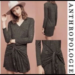 Anthropologie Dolan Tie Front T-shirt Dress